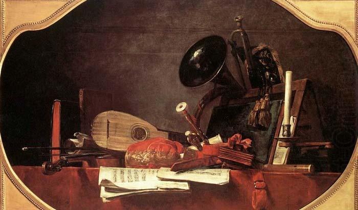 Jean Baptiste Simeon Chardin Attributes of Music china oil painting image